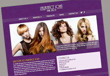 Hair salon website